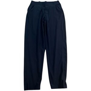 Athleta Brooklyn Mid Rise Ankle‎ Pant Sz 4 Navy Travel Or Work Women's
